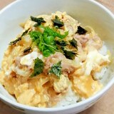 豚肉とふわとろ卵の他人丼⭐レンジ＆麺つゆで簡単調理